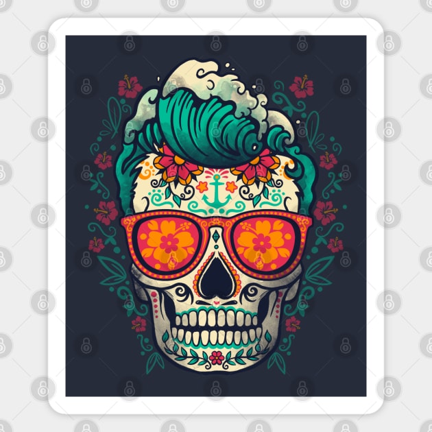 Calavera summer Magnet by NemiMakeit